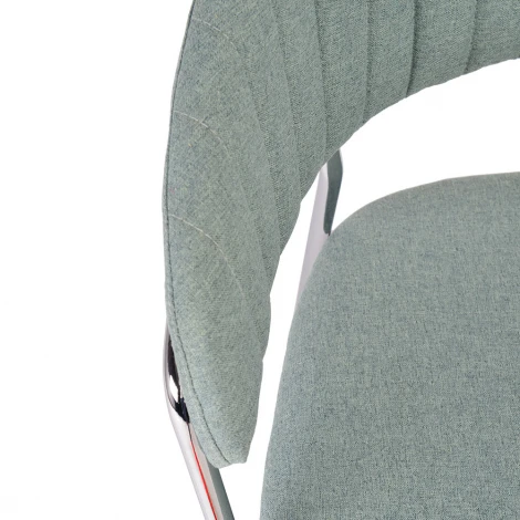 Стул Turin бирюзовый с золотыми ножками