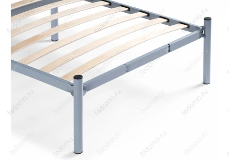 Односпальная кровать Woodville Фади 80х200 серая 462531
