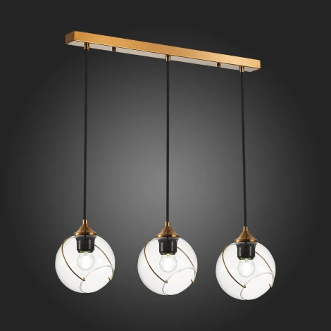 Подвесной светильник Evoluce Satturo SLE103103-03 (220V, на проводе, шарики)