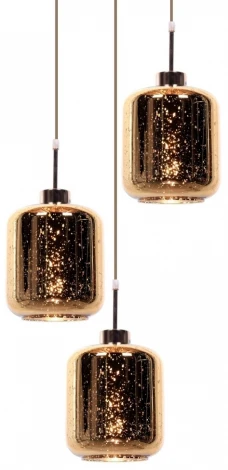 Подвесной светильник Lumina Deco LDP 6811-3 RD GD (220V, на проводе)