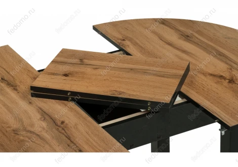 Стол Woodville Шен черный / дуб вотан 471765