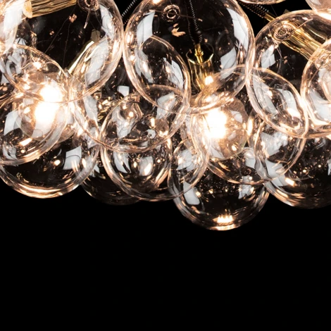 Подвесная люстра Loft IT Bunch 10048/6 Black (220V, на проводе, шарики)