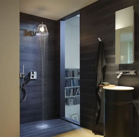 Верхний душ Axor LampShower Nendo 26031000 с подсветкой