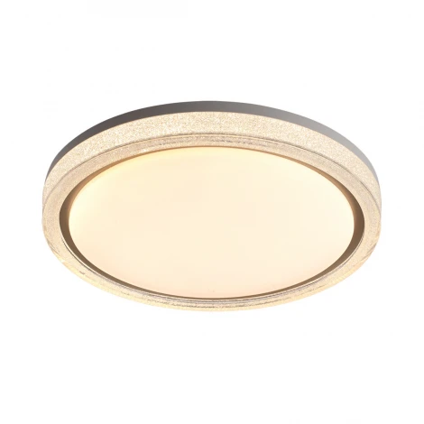 Настенно-потолочный светильник Sonex Kristy 7781/DL пластик/белый/золот. LED 48Вт пульт ДУ