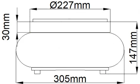 Потолочный светильник круглый Natural Concepts Trilogy QZ-TRILOGY-FS-BN (220V, круглые)