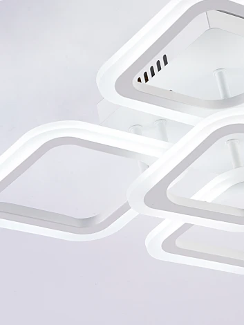 Потолочная люстра светодиодная с пультом ДУ 80W, белый, LED Natali Kovaltseva Sm LED LAMPS 81446