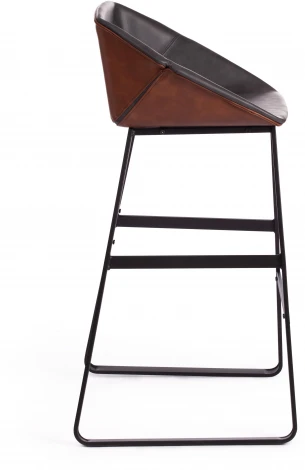 Стул барный DORO (mod. 9088S) пластик/металл, 53,5 х 52 74 97,5 см , Grey (Cерый) 7 / Brown (Коричневый) 9 черный Tetchair 15531