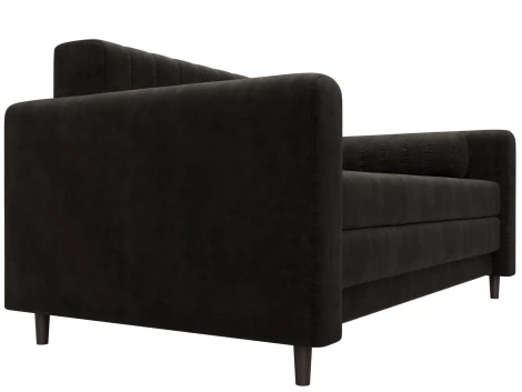 Диван прямой Лига-070 (ЛДСП,Брус,Фанера/Дерево/Велюр/Коричневый) Лига Диванов 129762