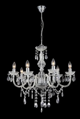 Подвесная люстра Globo Cuimbra 63116-6 (220V, на цепи, подсвечник, свеча)