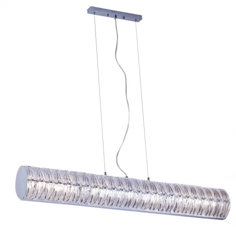 Подвесной светильник Lucia Tucci Rumba 1053.6 chrome (220V, хрусталь, на тросе)
