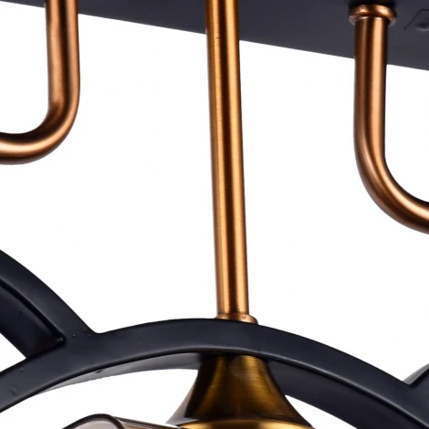 Потолочная люстра Reluce 72106-0.3-03 BK+GAB (220V)