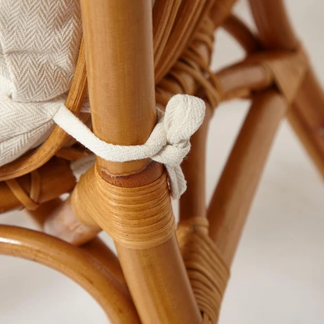 КОМПЛЕКТ " NEW BOGOTA " ( диван + 2 кресла + стол со стеклом ) /с подушками/ coco brown (коричневый кокос) (ротанг)