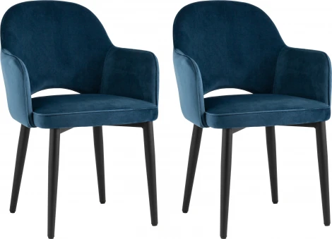 Стул Stool Group Венера велюр сине-зеленый 2 шт