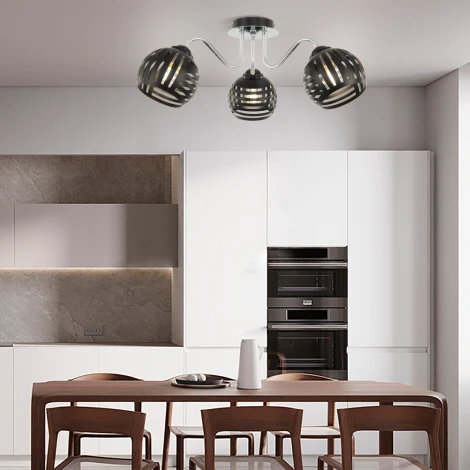 Потолочная люстра Arte Milano AMALFI-325107 325107/3 BK.CR (220V)