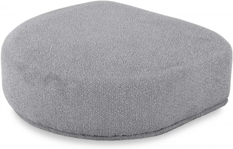 Пуф торцевой Fabro ОГОГО (арт.856687), (Букле,Ткань/Темно-серый)