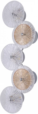 Бра светодиодное Arte Milano AM-1252B 5.1252B.D250.H600.LED Ni (220V, круглые)