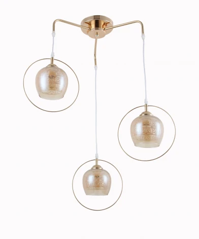 Подвесной светильник Rivoli Marti 9007-203 (220V, на проводе, шарики, кольцо)
