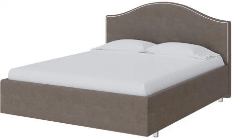 PROxSON Кровать Classic (Ткань: Велюр Лофти Кофейный) 80x200