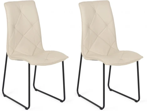 Обеденный стул Marco ОГОГО Обстановочка! (Металл,Экокожа/Бежевый) арт.914822