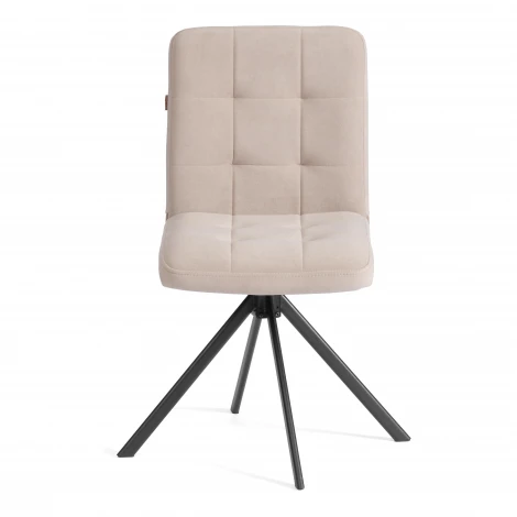 Стул обеденный Medeo Tetchair (Металл,Велюр/Бежевый) арт.24993