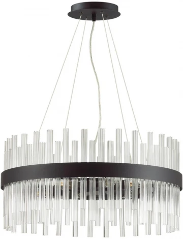 Подвесная люстра Mitsuko 5272/6 черный E14 6*40W (220V, на тросе, круглые)