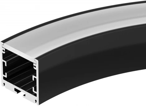 Профиль SL-ARC-3535-D320-A90 BLACK (дуга 1 из 4) (Алюминий) 032676 Arlight