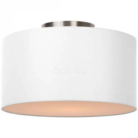 Люстра потолочная Артпром Crocus, 1 плафон, никель, белый