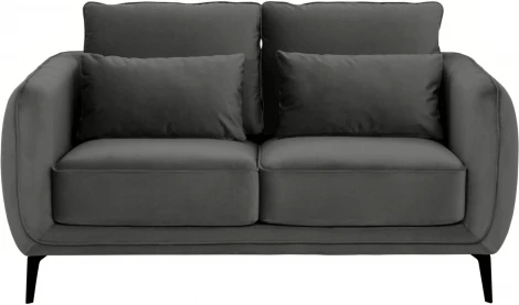 Диван Amsterdam двухместный ОГОГО (арт.653381), (Ткань/Серый)