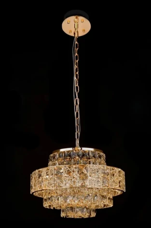 Подвесная люстра Fluorite Majeste FL1060-13P (220V, хрусталь, на цепи)