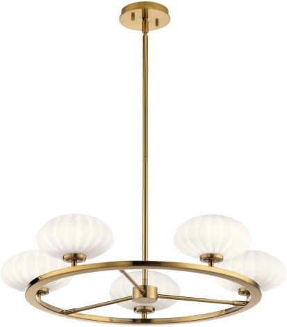 Потолочная люстра на штанге Kichler Pim QN-PIM5-FXG (220V, круглые, IP44)