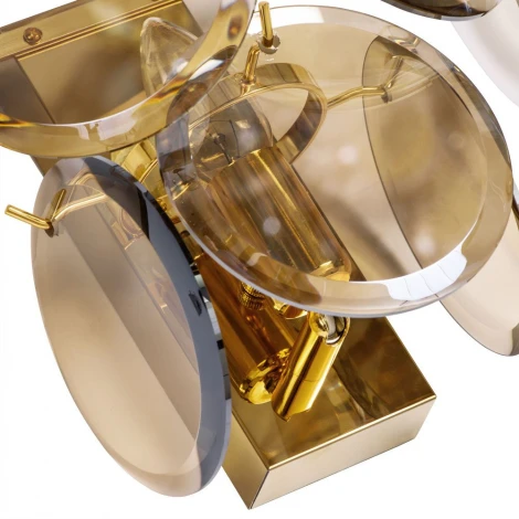 Настенный светильник каскадный Divinare Chloe 7566/01 AP-1 (220V, хрусталь)