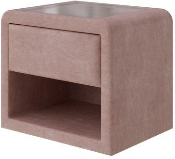 PROxSON Тумба Cube (Ткань: Велюр Лофти Мокко) 52x41