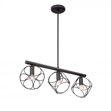 Потолочная люстра на штанге Vitaluce V4932-1/3PL (220V, куб)