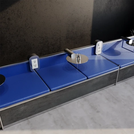 Рамка на 3 поста (белый, матовый, стекло) Voltum S70 VLS110302