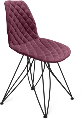 Стул SHT-ST29-C12/S113 ежевичное вино/черный муар от фабрики Sheffilton