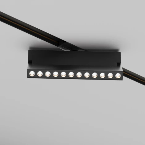 Трековый светильник Downlight однофазный 12W 220V Maytoni Points Rot TR224-1-12WCCT-M-B (LED)