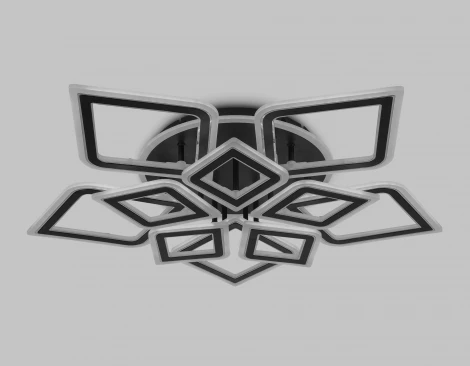 Потолочный светодиодный светильник с пультом Ambrella Acrylica Original FA8915 (регулировка яркости, 220V, умный дом - Smart Life)