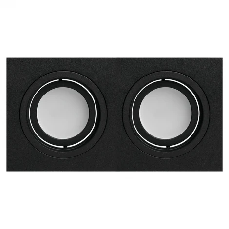 Встраиваемый светильник под лампу GU5.3 черный Wolta Alto WDL-GU5.3/01BL-02