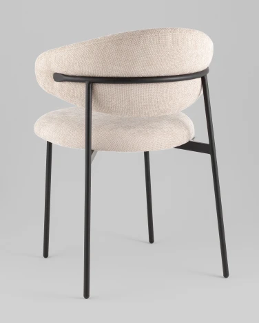 Стул Evan шенилл бежевый Stool Group УТ000042349