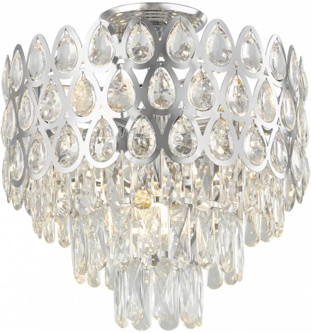Потолочная люстра хрустальная на штанге Arte Milano Sorrento-2019 372019/6/50/390 CR (220V)