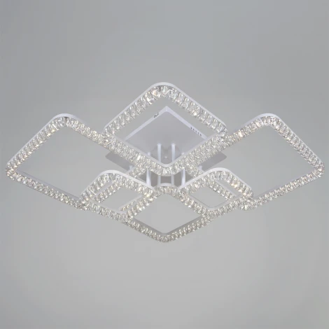 Потолочная люстра светодиодная на штанге с регулировкой цветовой температуры, яркости и ночным режимом Reluce 19848-0.3-06D WH