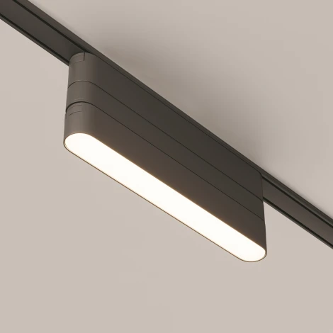 Адаптер к трековому светильнику Radity L222mm черный (магнитный) Maytoni Technical TRA084FC-11LB