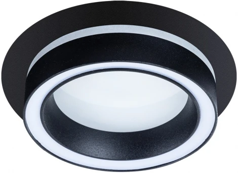 Точечный встраиваемый светильник Arte Lamp Atik A4513PL-1BK (220V, круглые)