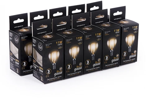 Лампочка светодиодная филаментная Gauss 105801111