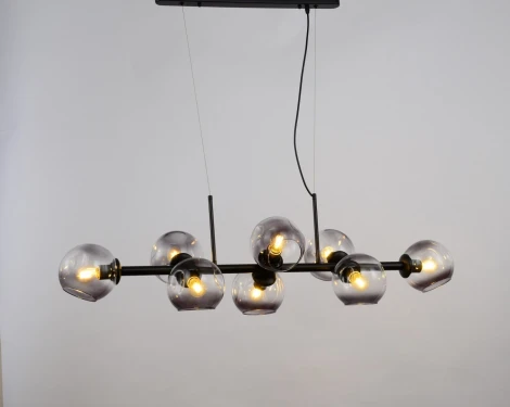 Подвесной светильник Lumina Deco Moretti LDP 7003-8 BK