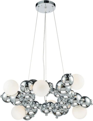 Светильник подвесной Lussole Haines LSP-8907 (220V, на тросе, шарики, молекулы)