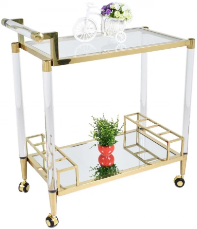 Стол сервировочный IST-CASA Виктори MH1798DC, 77х40х89 см, золото