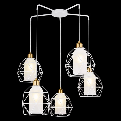 Подвесной светильник 33 ИДЕИ PND16M.05.01.001.WH.PA-M35WH (220V, на проводе)