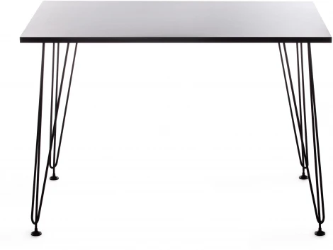 Стол STAR ЛДСП/металл, 110х70х75 см, черный топ/черные ножки Tetchair 19239