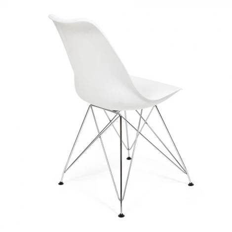 Стул TULIP IRON CHAIR (mod.EC-123) серый (металл/пластик)